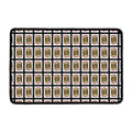 Jack Of Diamonds Pattern Print Kitchen Mat