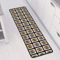 Jack Of Diamonds Pattern Print Long Kitchen Mat