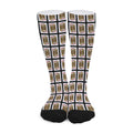 Jack Of Diamonds Pattern Print Long Socks