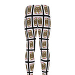 Jack Of Diamonds Pattern Print Men's leggings