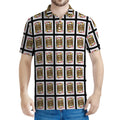 Jack Of Diamonds Pattern Print Men's Polo Shirt