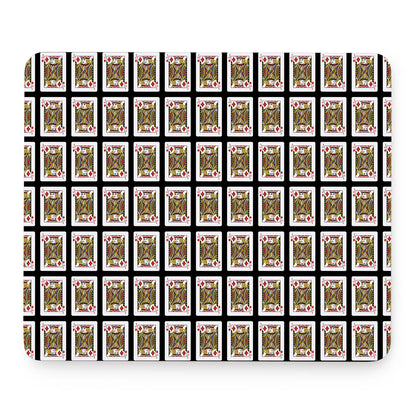 Jack Of Diamonds Pattern Print Mouse Pad