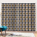 Jack Of Diamonds Pattern Print Pencil Pleat Curtains