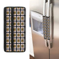 Jack Of Diamonds Pattern Print Refrigerator Handle Covers