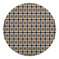 Jack Of Diamonds Pattern Print Round Blanket