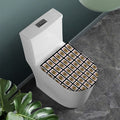 Jack Of Diamonds Pattern Print Toilet Lid Cover