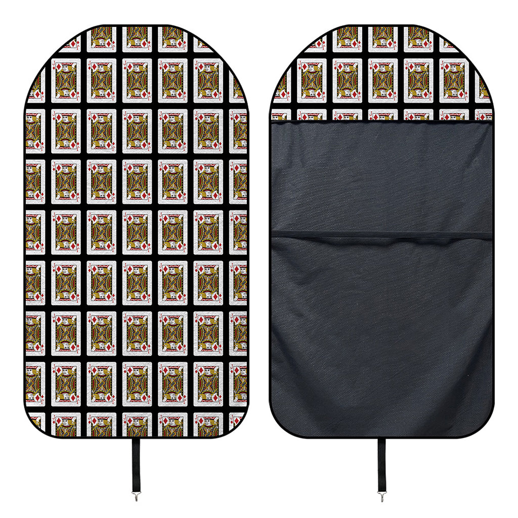 Jack Of Diamonds Pattern Print Waterproof Car Seat Cover