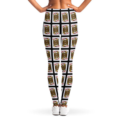 Jack Of Diamonds Pattern Print Women's Leggings