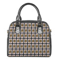 Jack Of Diamonds Pattern Print Shoulder Handbag