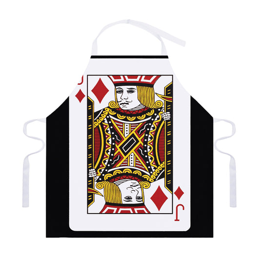 Jack Of Diamonds Playing Card Print Adjustable Apron