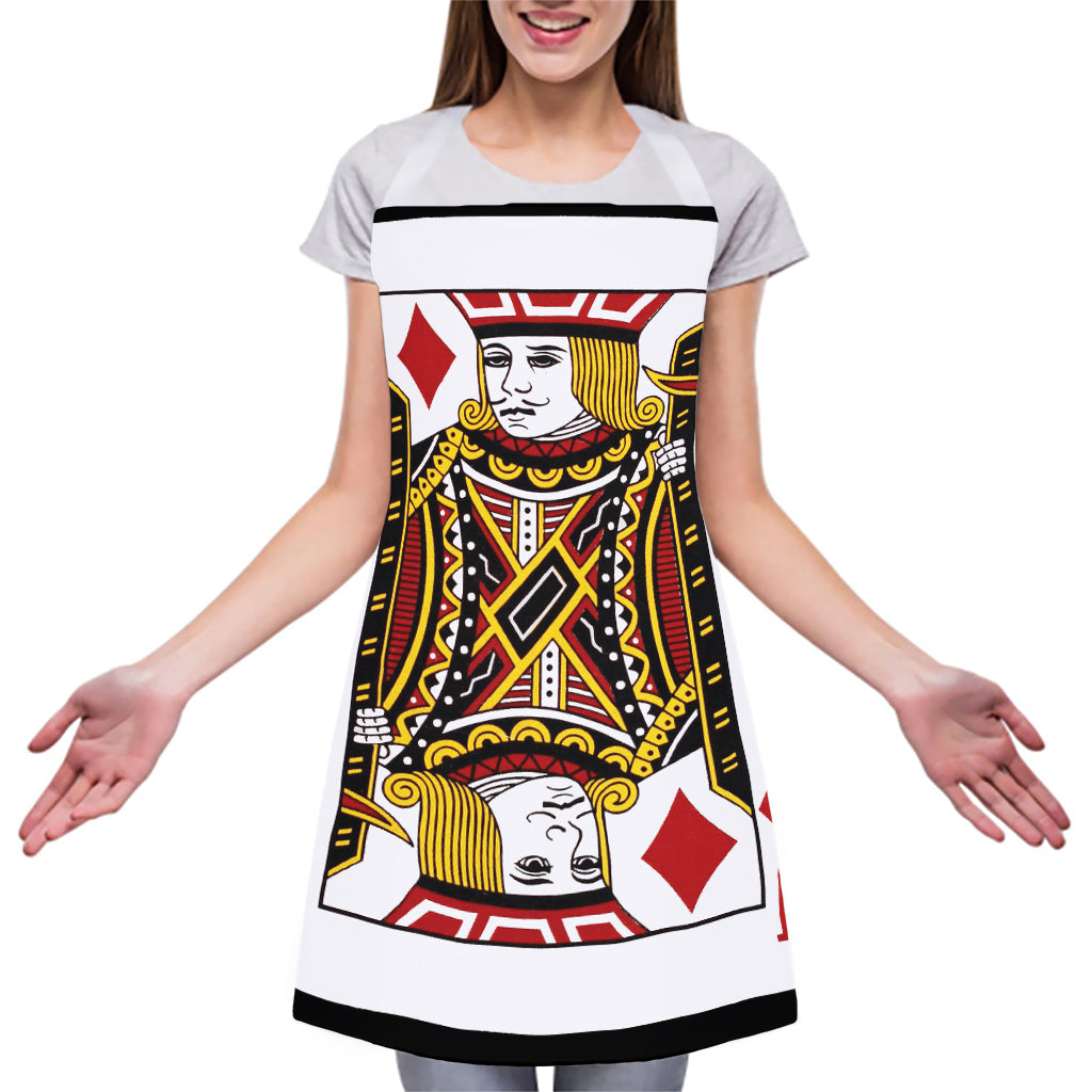 Jack Of Diamonds Playing Card Print Adjustable Apron