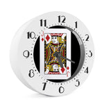 Jack Of Diamonds Playing Card Print Alarm Clock