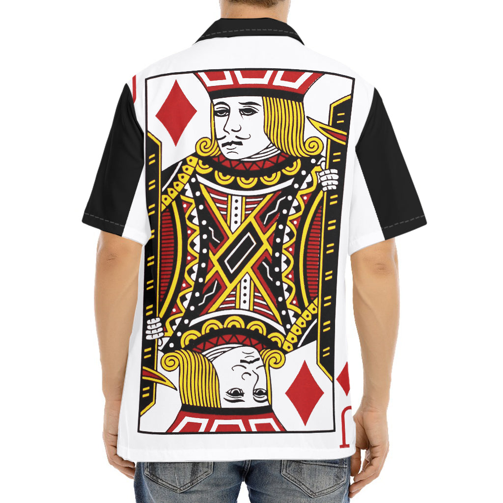 Jack Of Diamonds Playing Card Print Aloha Shirt