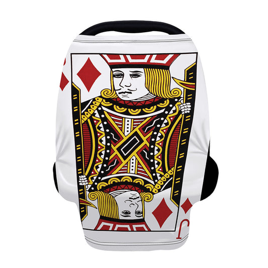 Jack Of Diamonds Playing Card Print Baby Seat Cover