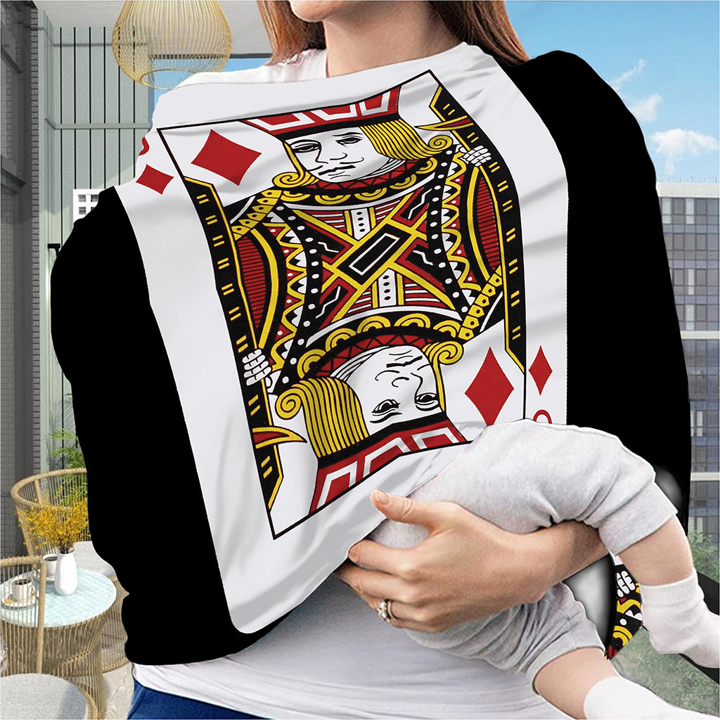 Jack Of Diamonds Playing Card Print Baby Seat Cover