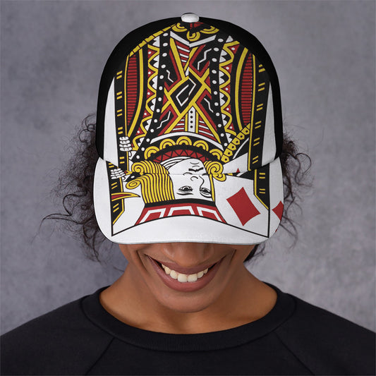 Jack Of Diamonds Playing Card Print Baseball Cap