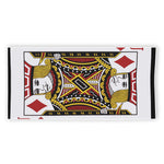 Jack Of Diamonds Playing Card Print Beach Towel