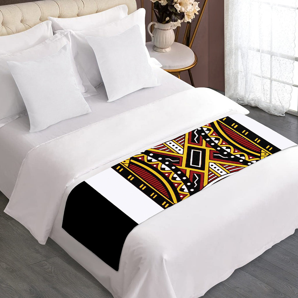 Jack Of Diamonds Playing Card Print Bed Runner