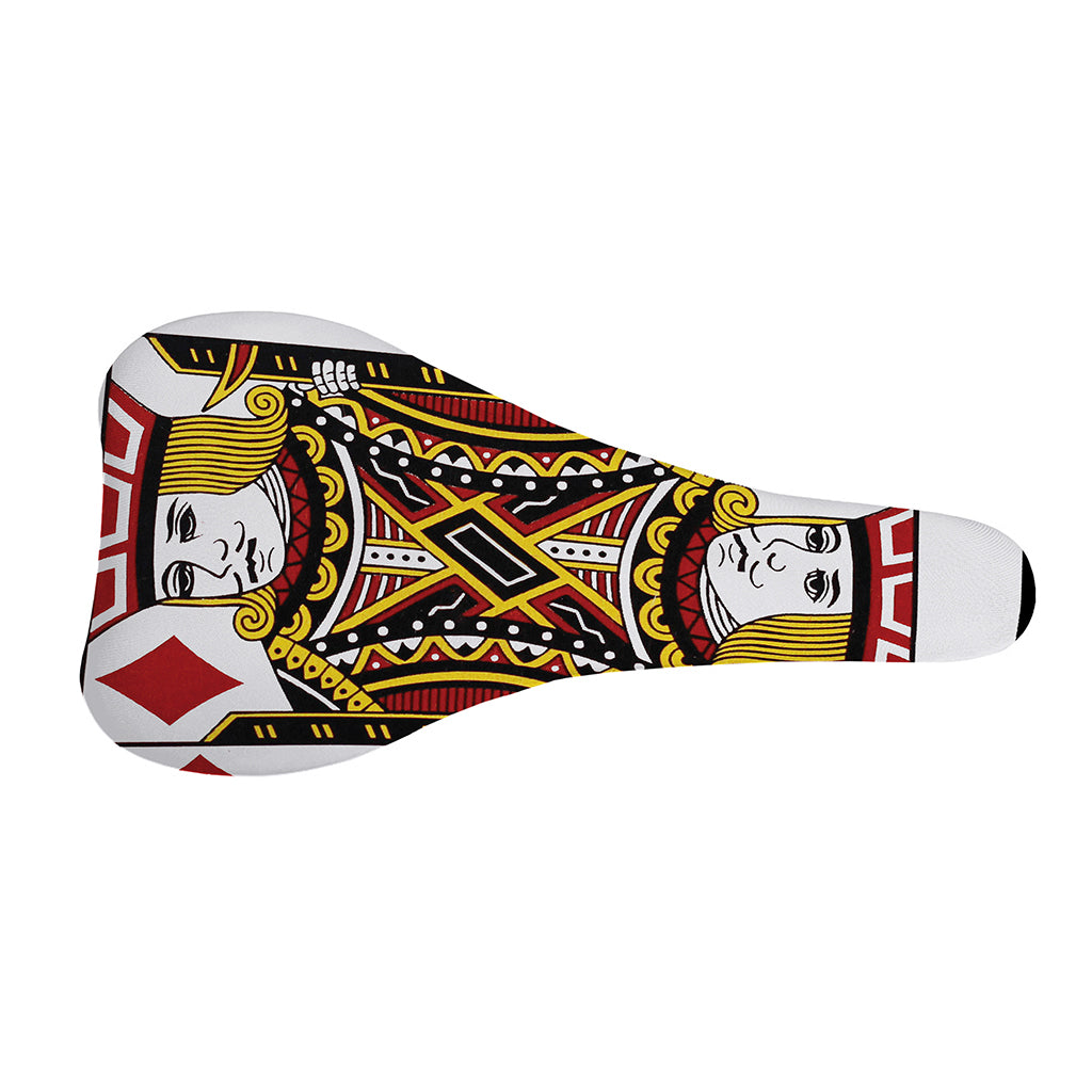 Jack Of Diamonds Playing Card Print Bicycle Seat Cover