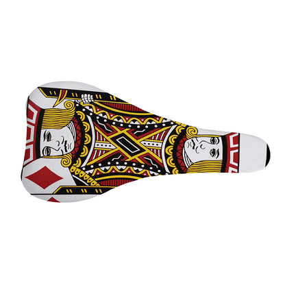 Jack Of Diamonds Playing Card Print Bicycle Seat Cover
