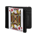 Jack Of Diamonds Playing Card Print Bifold Wallet