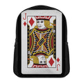 Jack Of Diamonds Playing Card Print Casual Backpack