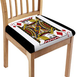 Jack Of Diamonds Playing Card Print Chair Cushion Cover