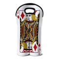 Jack Of Diamonds Playing Card Print Double Neoprene Wine Tote
