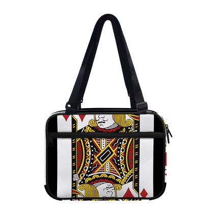 Jack Of Diamonds Playing Card Print Double Strap Bible Bag