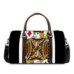 Jack Of Diamonds Playing Card Print Duffle Bag