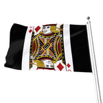 Jack Of Diamonds Playing Card Print Flag