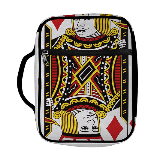 Jack Of Diamonds Playing Card Print Front Pocket Bible Bag