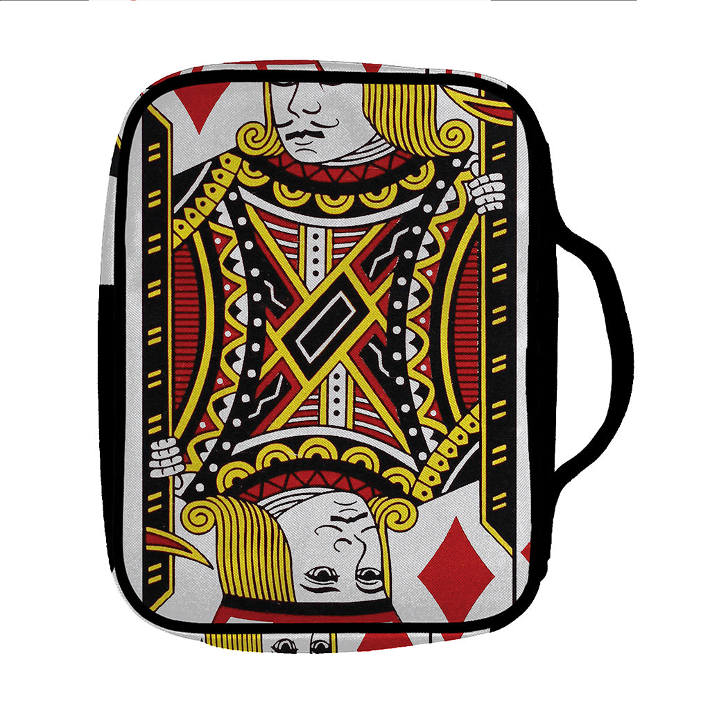 Jack Of Diamonds Playing Card Print Front Pocket Bible Bag