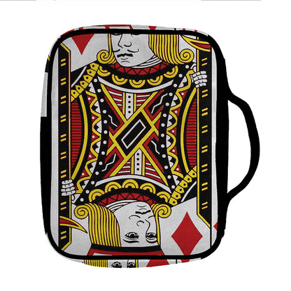 Jack Of Diamonds Playing Card Print Front Pocket Bible Bag