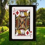 Jack Of Diamonds Playing Card Print Garden Flag