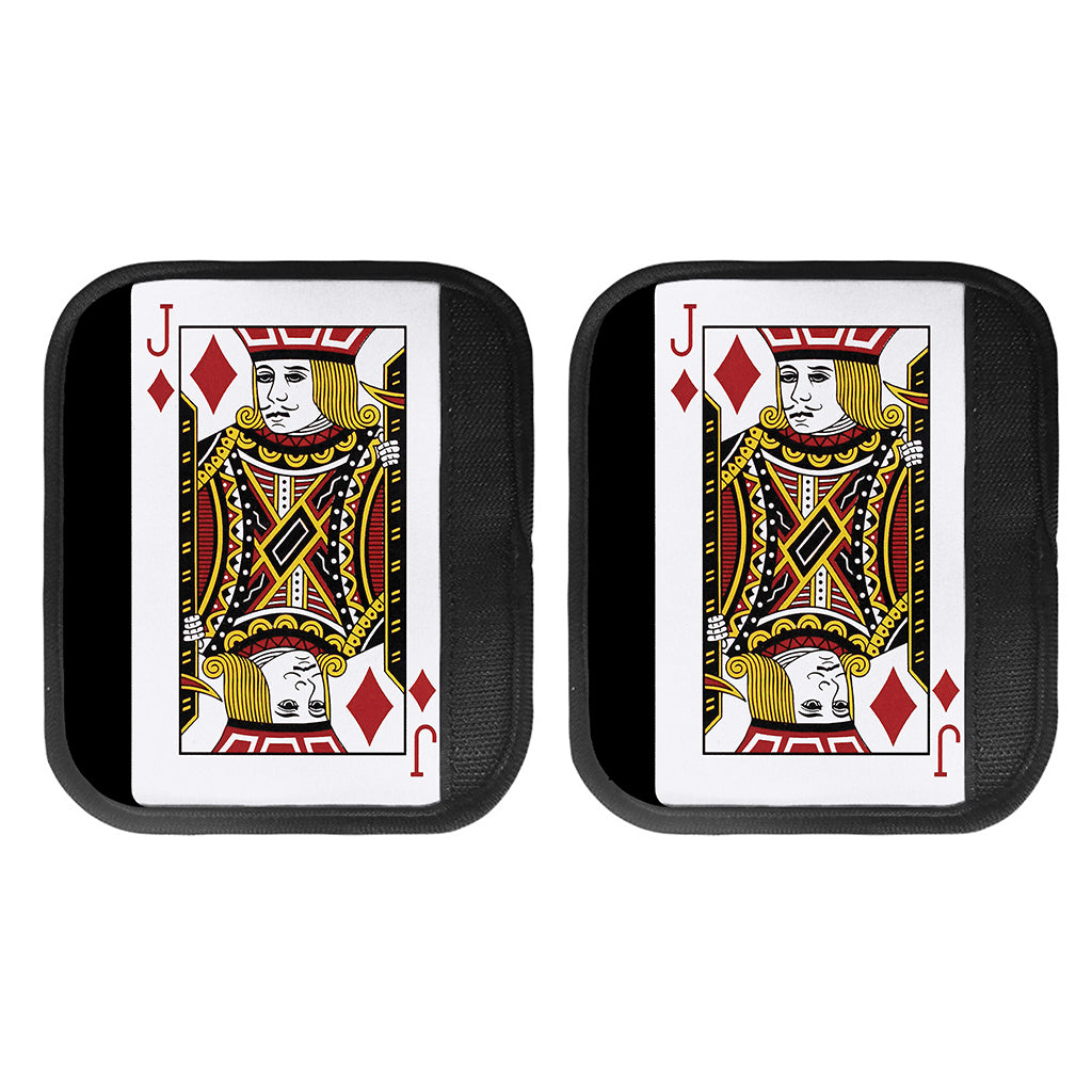 Jack Of Diamonds Playing Card Print Handle Covers