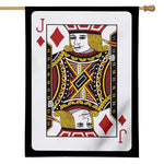 Jack Of Diamonds Playing Card Print House Flag