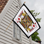 Jack Of Diamonds Playing Card Print House Flag