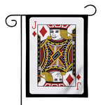 Jack Of Diamonds Playing Card Print House Flag