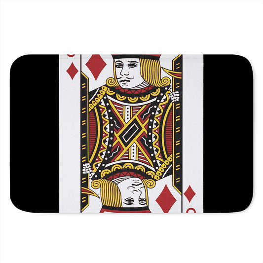 Jack Of Diamonds Playing Card Print Indoor Door Mat