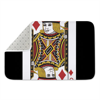 Jack Of Diamonds Playing Card Print Indoor Door Mat