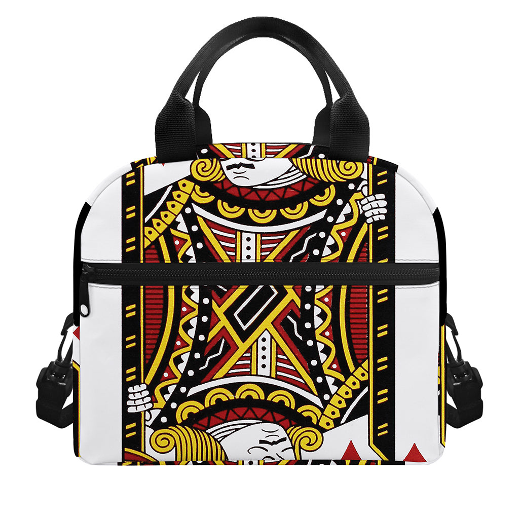Jack Of Diamonds Playing Card Print Insulated Lunch Bag