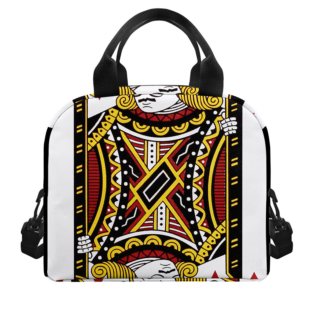 Jack Of Diamonds Playing Card Print Insulated Lunch Bag