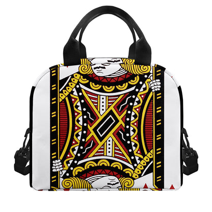 Jack Of Diamonds Playing Card Print Insulated Lunch Bag