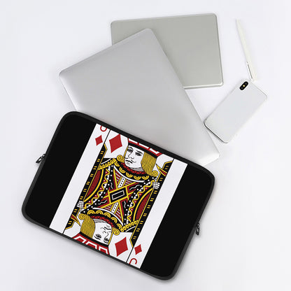 Jack Of Diamonds Playing Card Print Laptop Sleeve