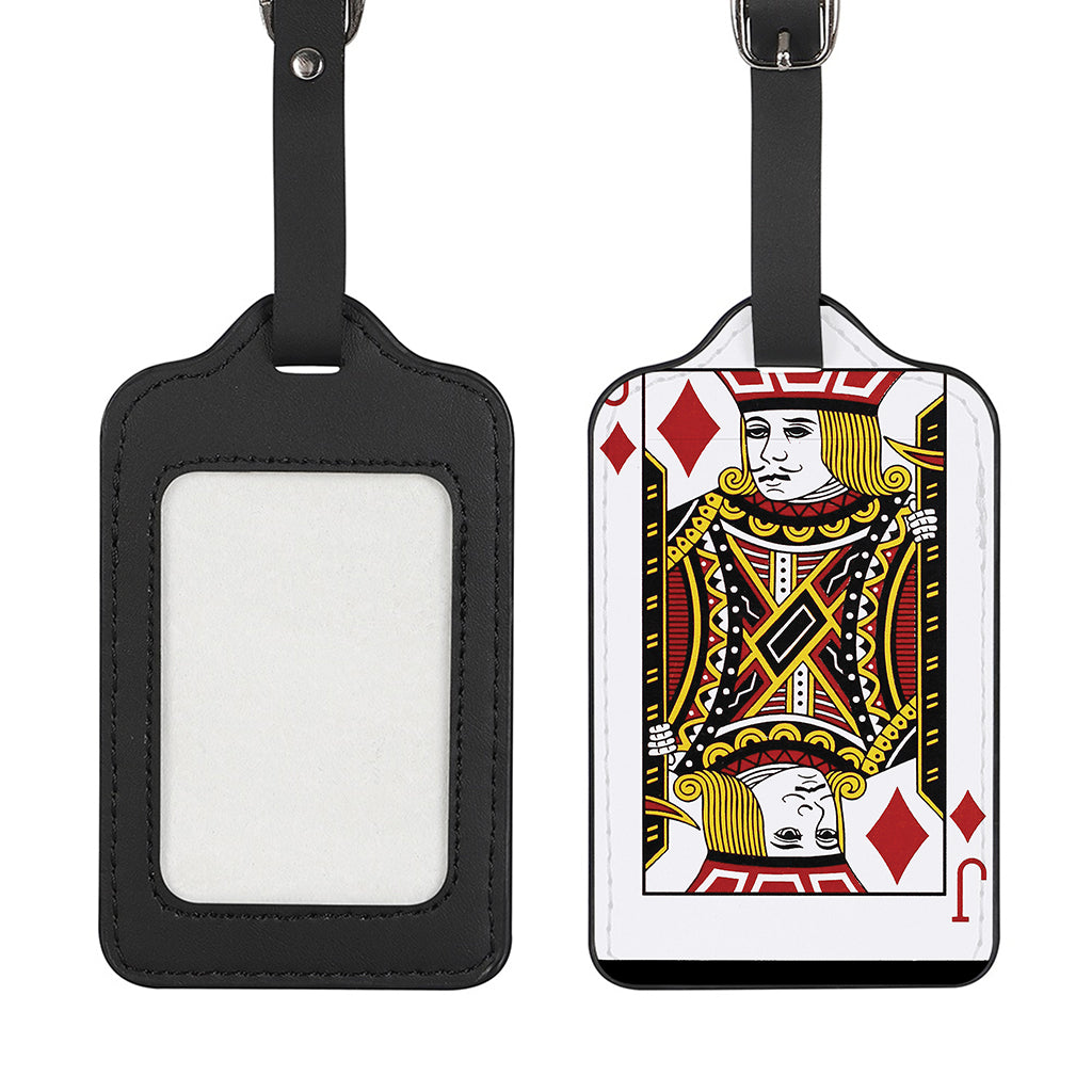 Jack Of Diamonds Playing Card Print Luggage Tag
