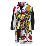 Jack Of Diamonds Playing Card Print Men's Bathrobe