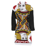 Jack Of Diamonds Playing Card Print Men's Bathrobe