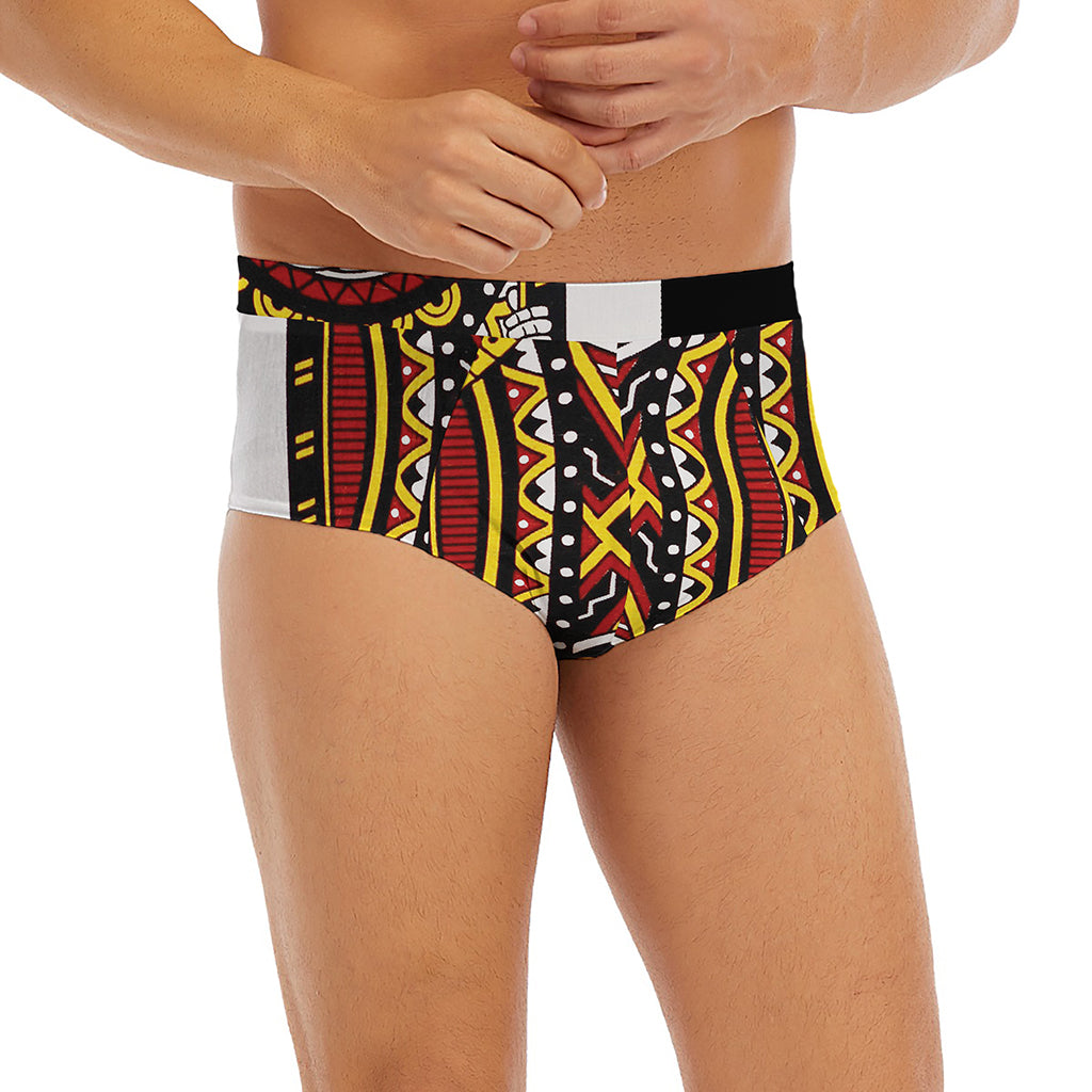 Jack Of Diamonds Playing Card Print Men's Briefs