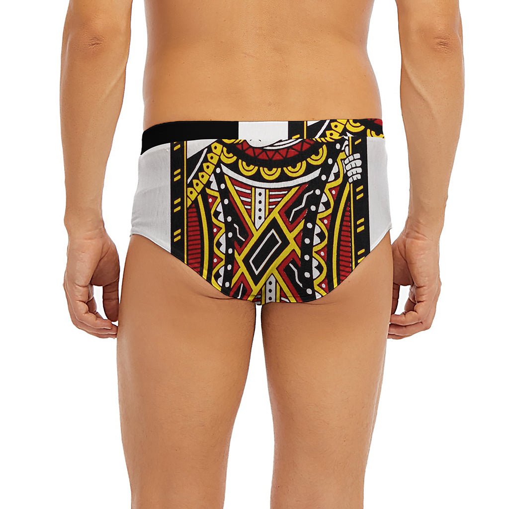 Jack Of Diamonds Playing Card Print Men's Briefs
